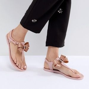 Ted Baker CAMARIL Bow Detail Jelly Sandals